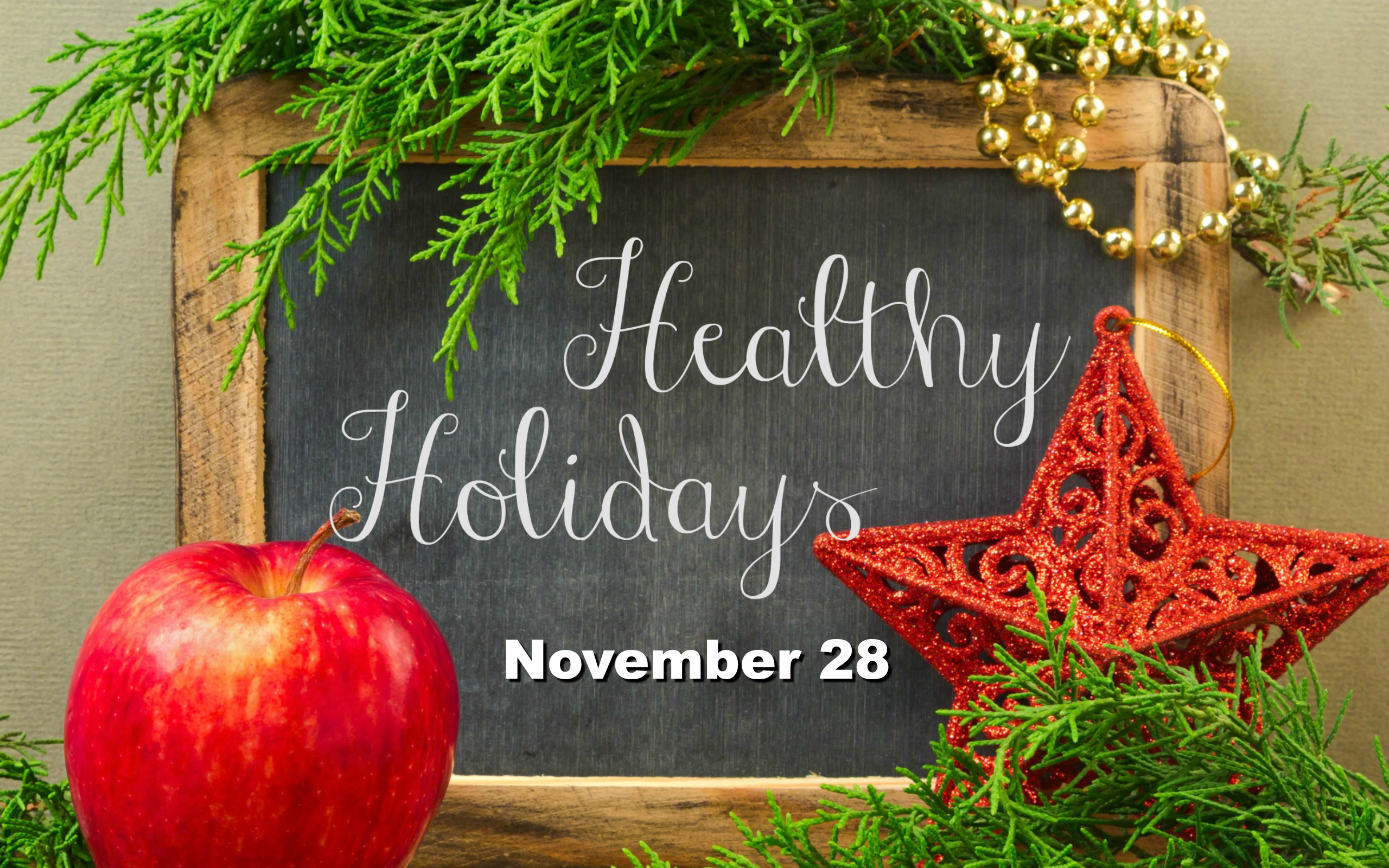 Join our Healthy Holidays challenge and make this the healthiest holiday ever.