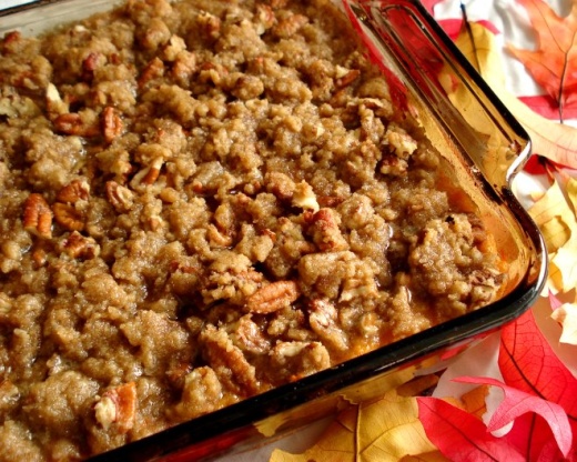 Skinny sweet potato casserole is a healthy remake of a traditional Thanksgiving favorite