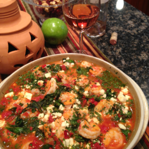 Tuscan shrimp bake, quick and easy!
