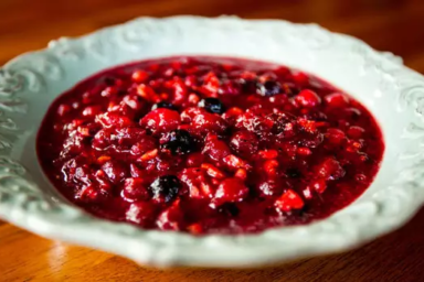 clean eating cranberry sauce