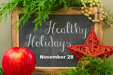Join our Healthy Holidays challenge and make this the healthiest holiday ever.