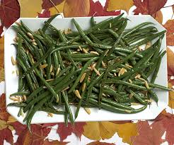 Green beans almondine